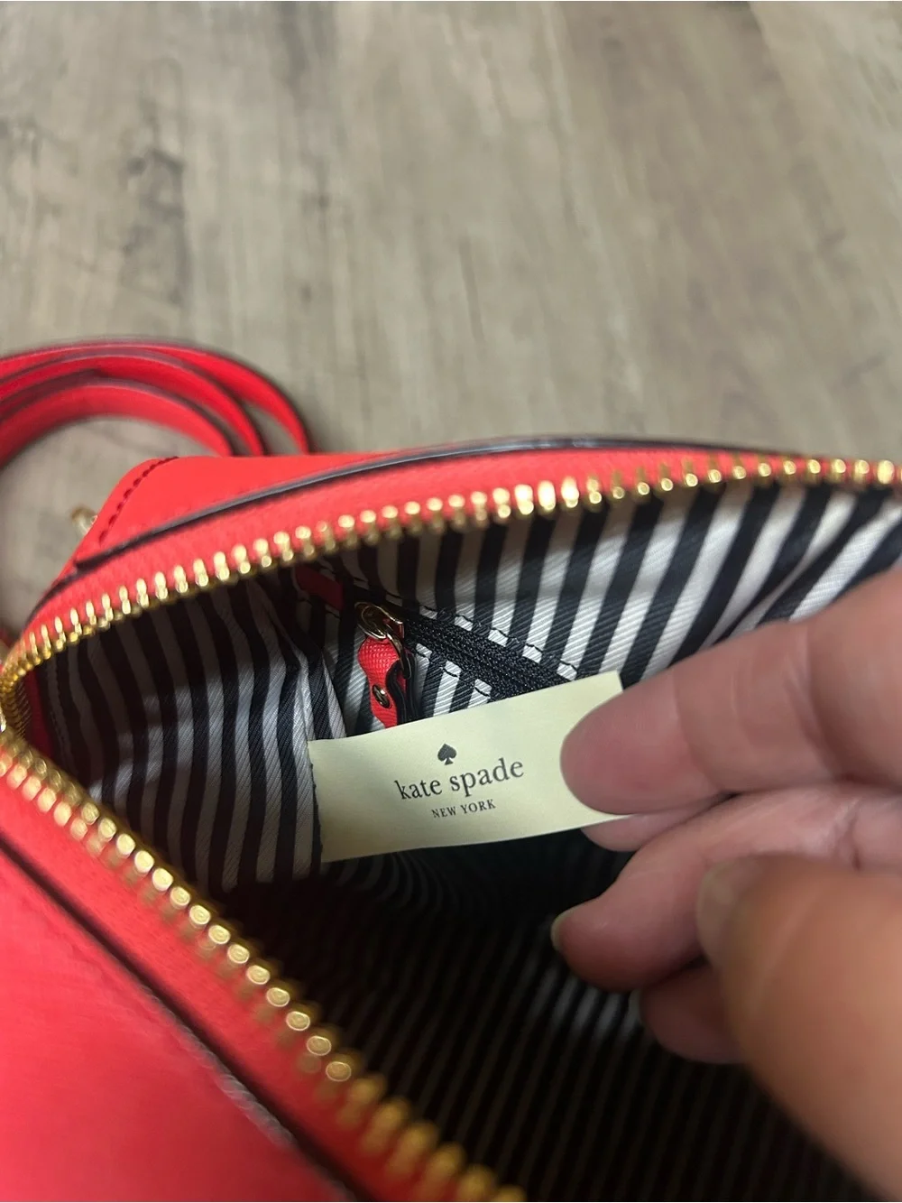 NWOT Kate Spade Cameron Street Red Leather Satchel